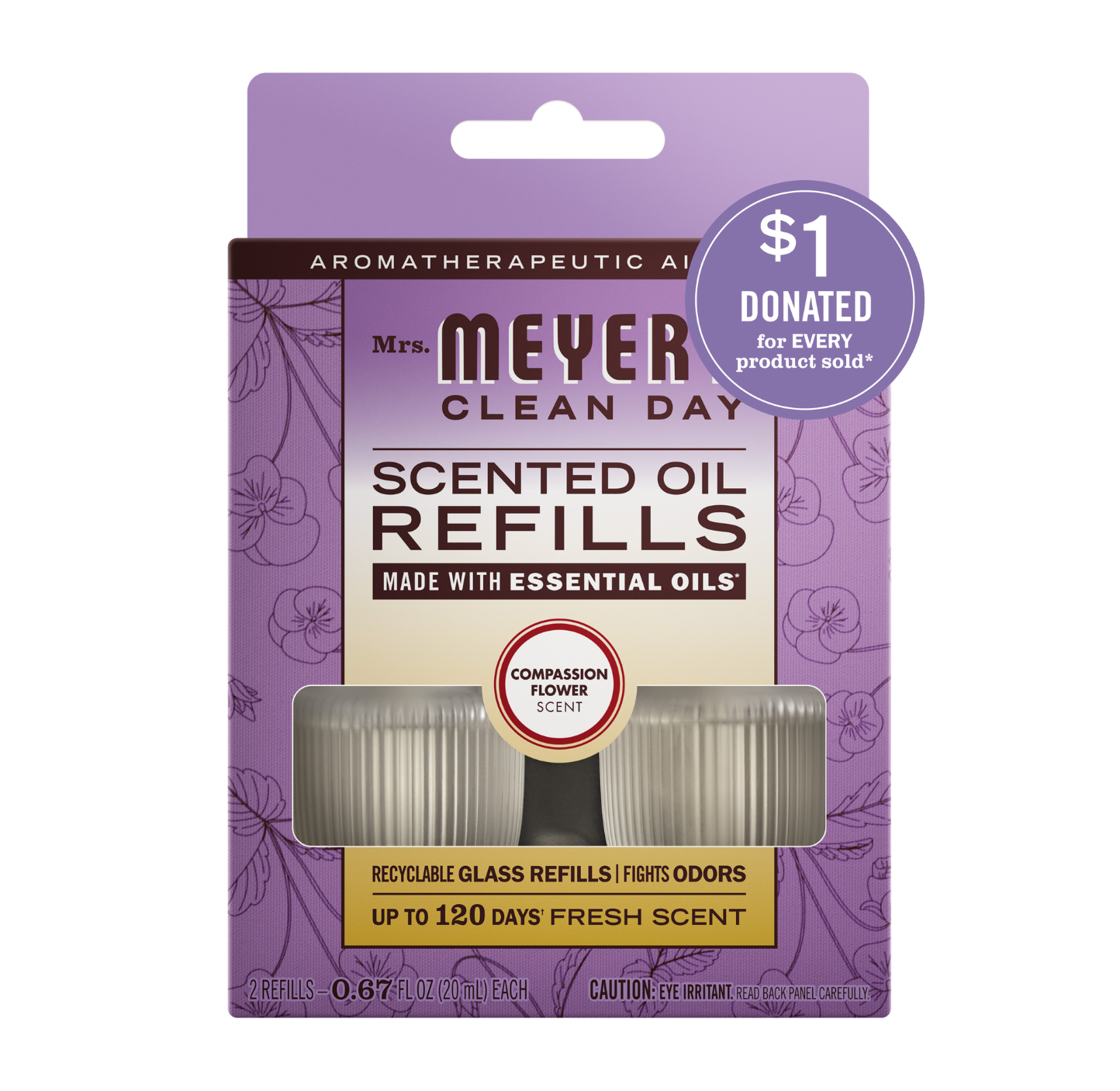 Compassion Flower Plug In Scented Oil Refill 2-Pack