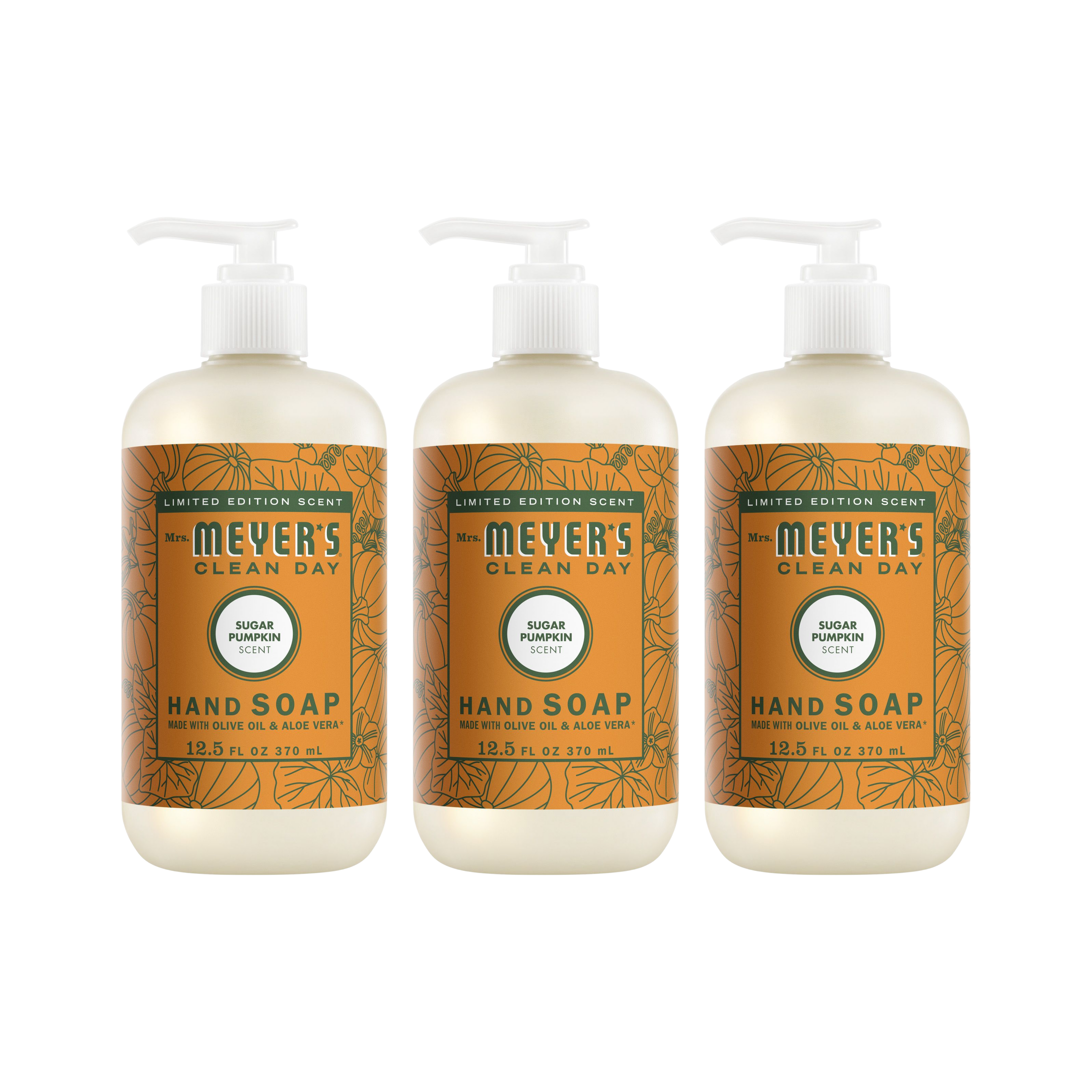 Sugar Pumpkin Liquid Hand Soap 3-count Bundle
