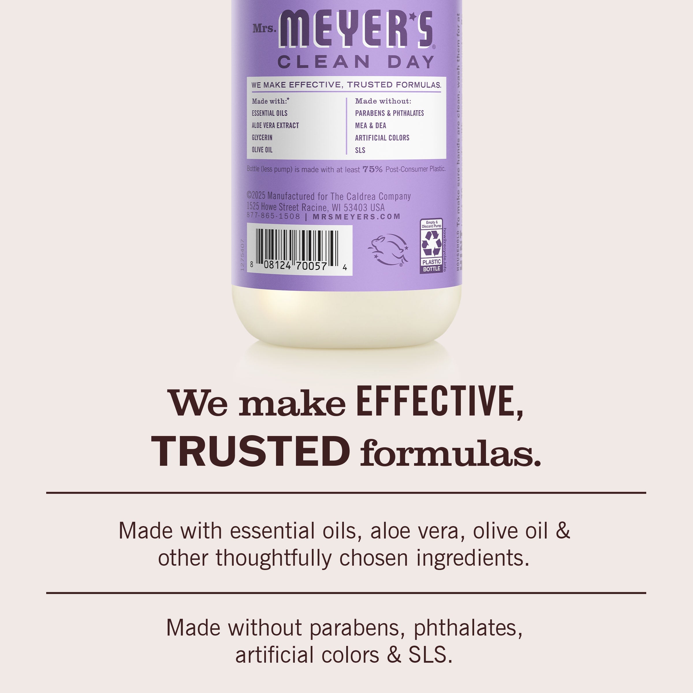 Mrs. Meyer's Lilac Liquid Hand Soap 3-count Bundle 