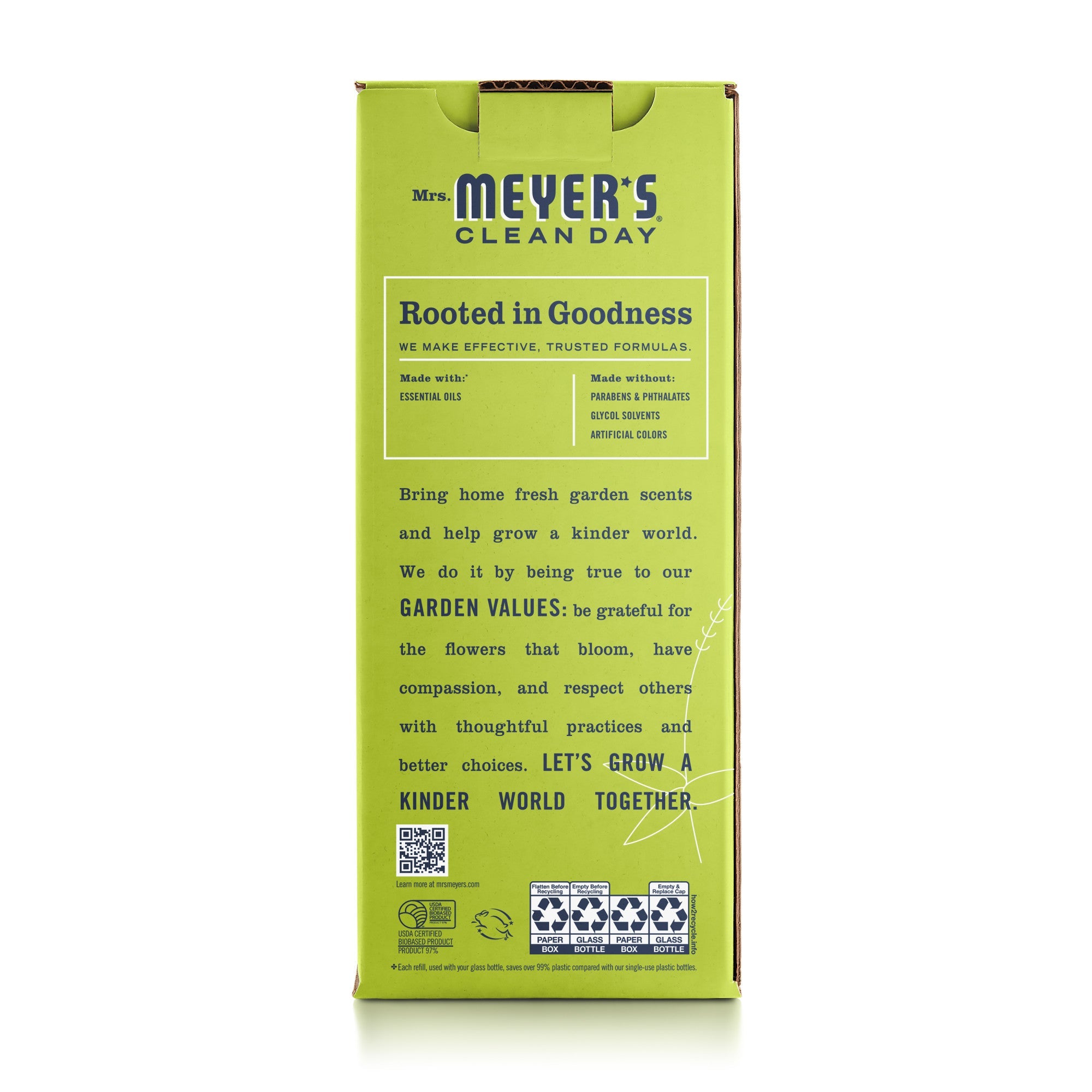 Mrs Meyer's Lemon Verbena Multi-Surface Everyday Cleaner Concentrate Starter Kit