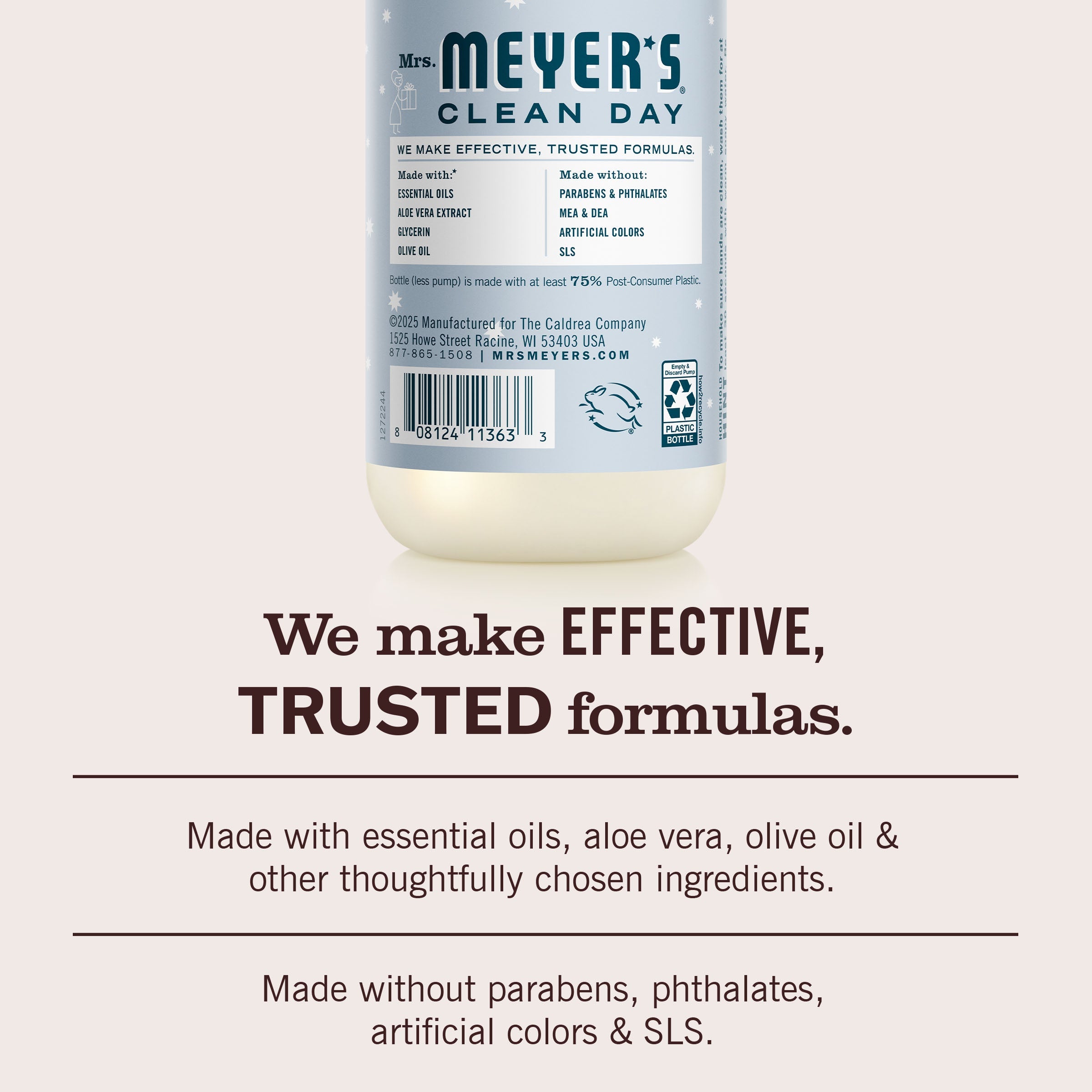 Mrs. Meyer's Snowdrop Liquid Hand Soap 3-count Bundle 